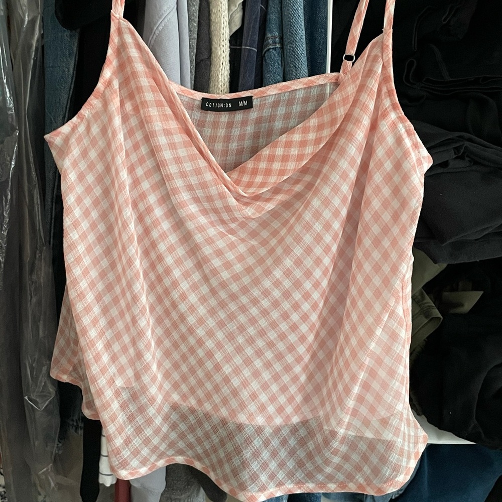 Cotton On | Gingham Tank Top